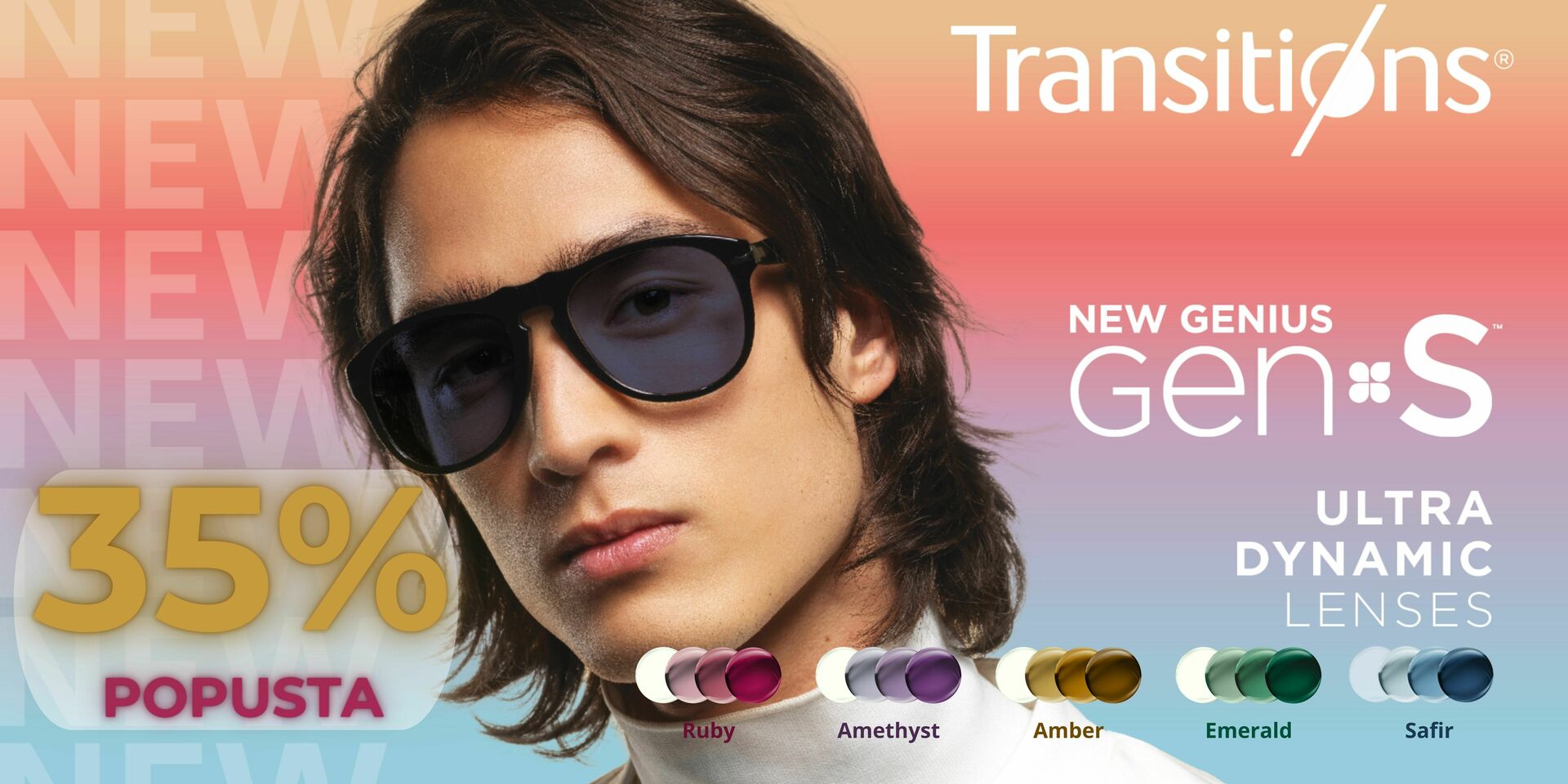 35% popusta na essilor transitions stakla