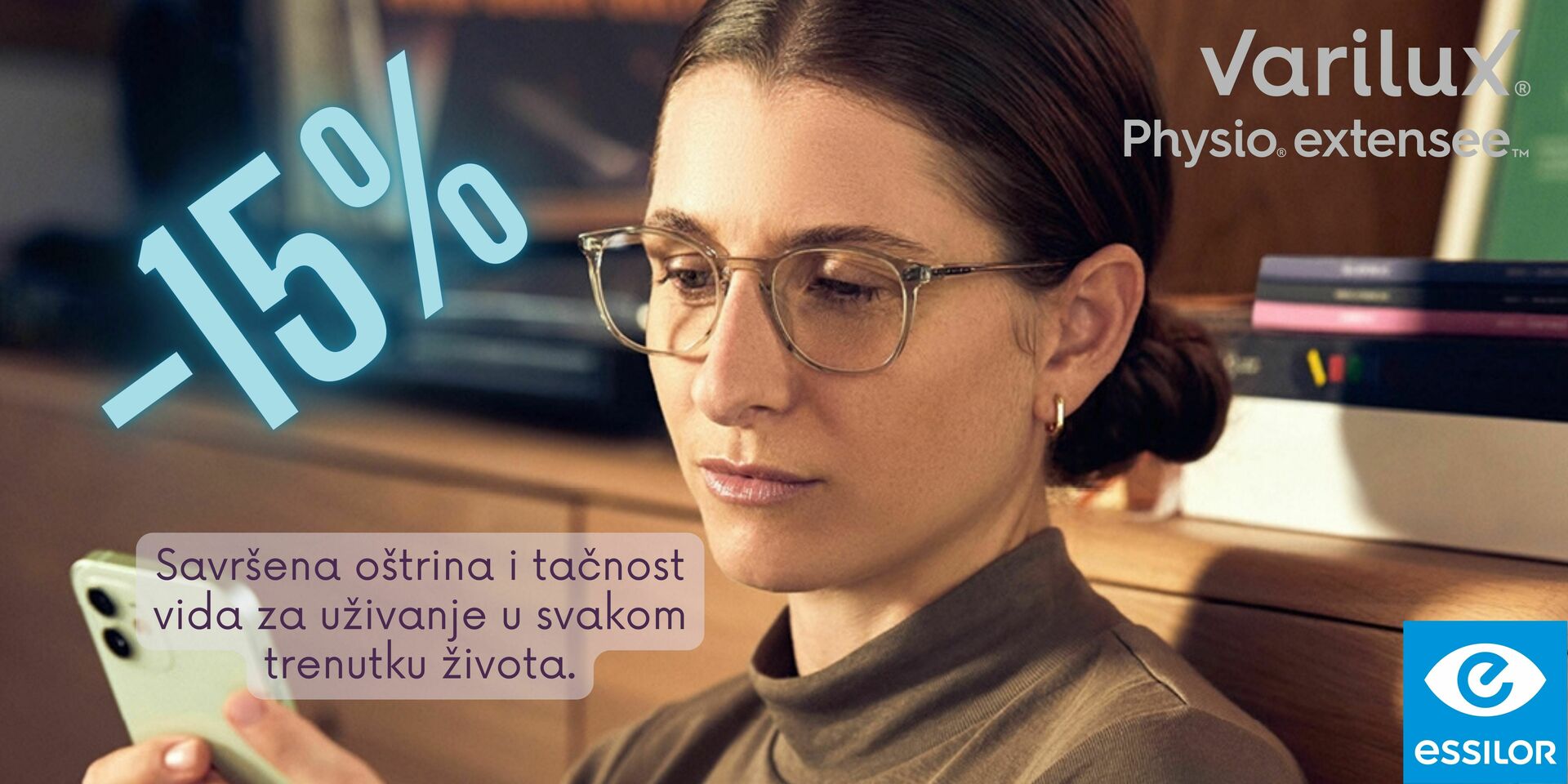 Popust 15% na progresiv Varilux Physio 3.0