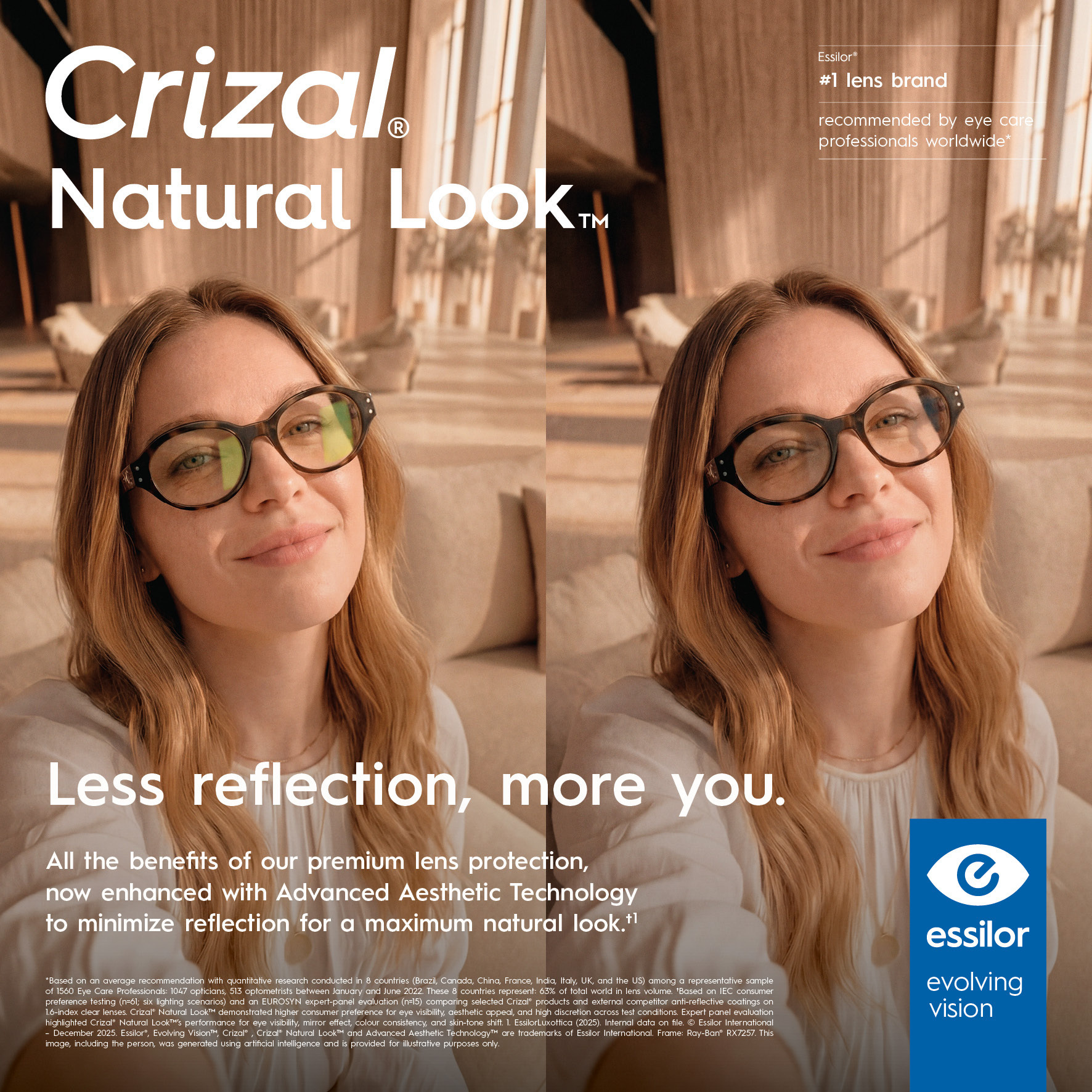 Essilor Crizal Natural Look
