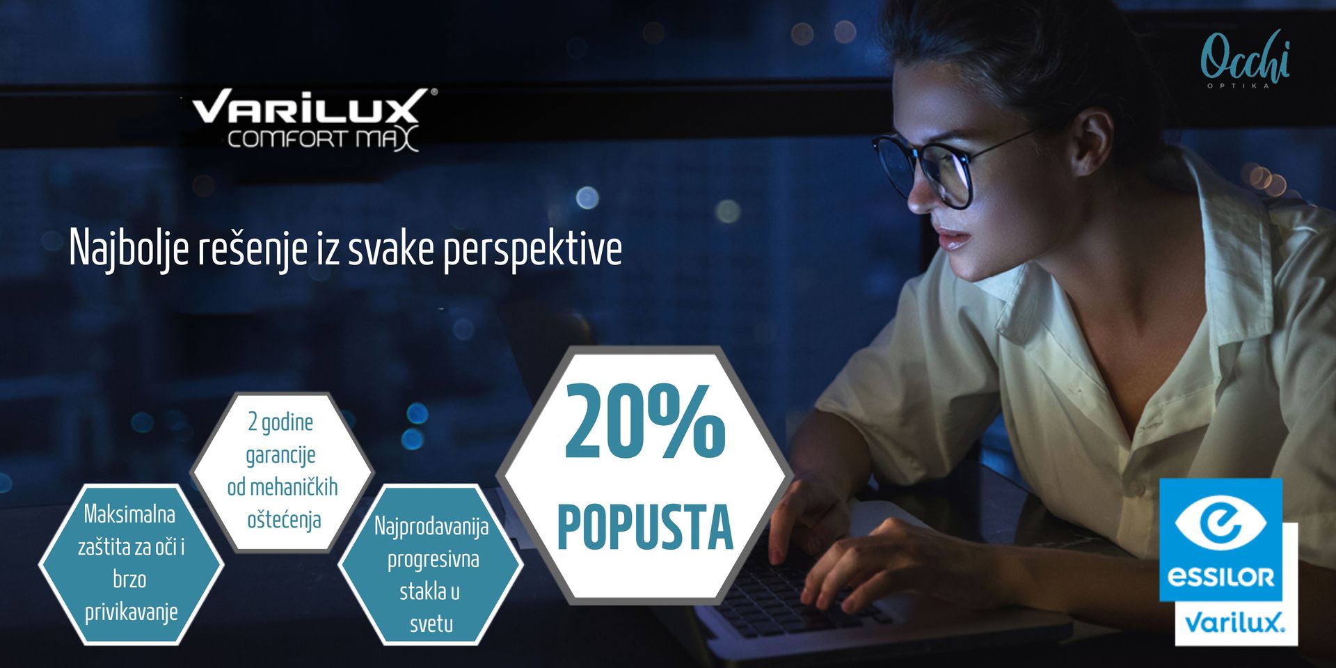 Essilor Varilux Comfort max 20%